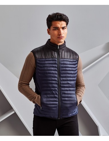 2-TS028-Veste sans manches bicolore Domain